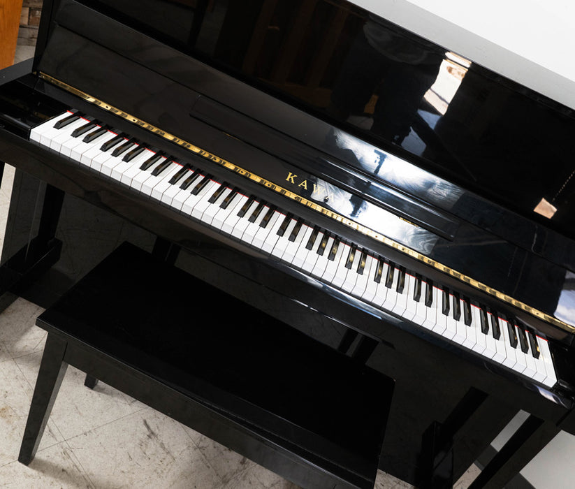 Kawai CX-21D Upright Piano (1996) | Polished Ebony | Used