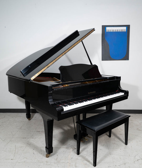 1971 Yamaha C3 Grand Piano | Polished Ebony | 6'1" | Serial No. 1228699 | Used