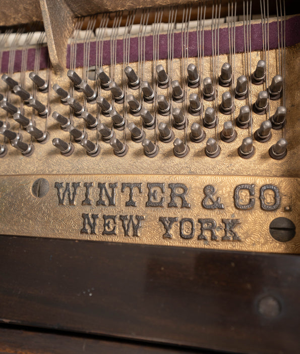1963 Winter Baby Grand Piano | Dark Mahogany | 4'6" | Serial No. 97972 | Used