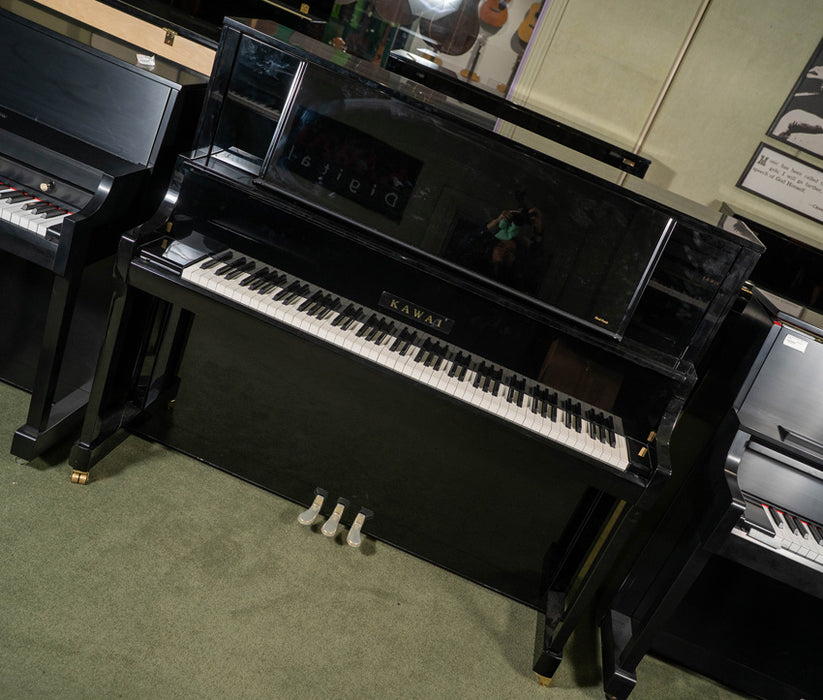 2023 Kawai K800 Professional Upright Piano | Polished Ebony | 53" | Serial No. 2776375 | Used