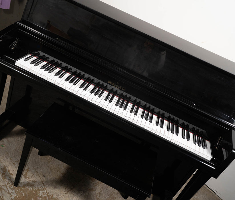 2015 Knabe WMV-245 Upright Piano | Polished Ebony | 43" | Serial No. IKOBU1746 | Used