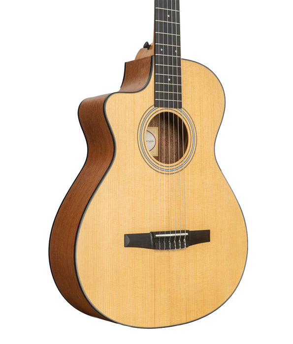 Taylor 112ce-N Grand Concert Spruce/Sapele Left-Handed Acoustic-Electric Guitar | New