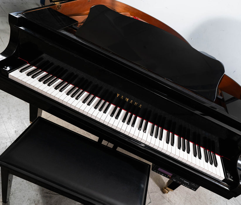 Yamaha GB1 Grand Piano (2005) with Player System | Polished Ebony | 5'0"| Serial No. J2215652 | Used