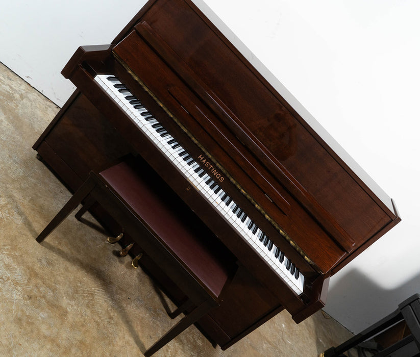 Hastings MY115-A Upright Piano | Polished Mahogany | Serial No. 90225 | Used