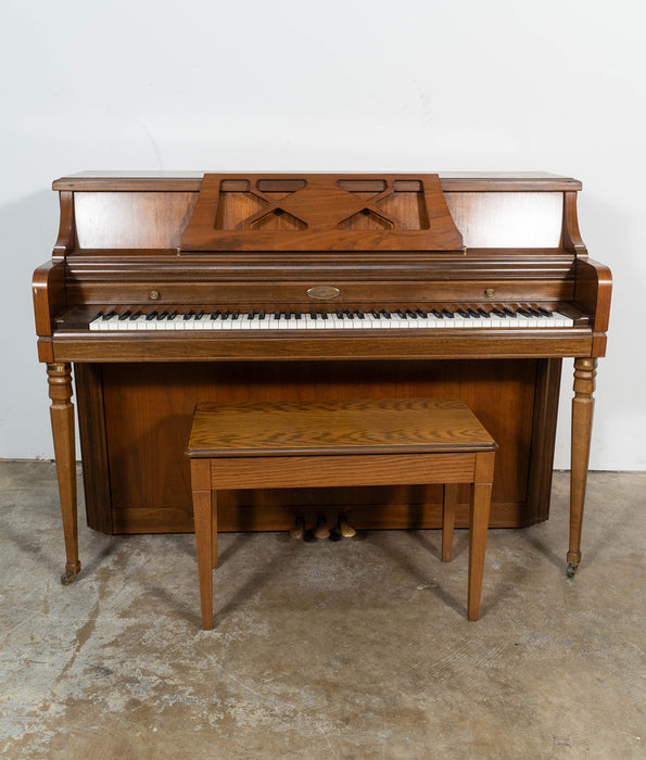 Wurlitzer Upright Piano (1981) in Satin Walnut | Model 1740 | Serial No. 1648510 | Used