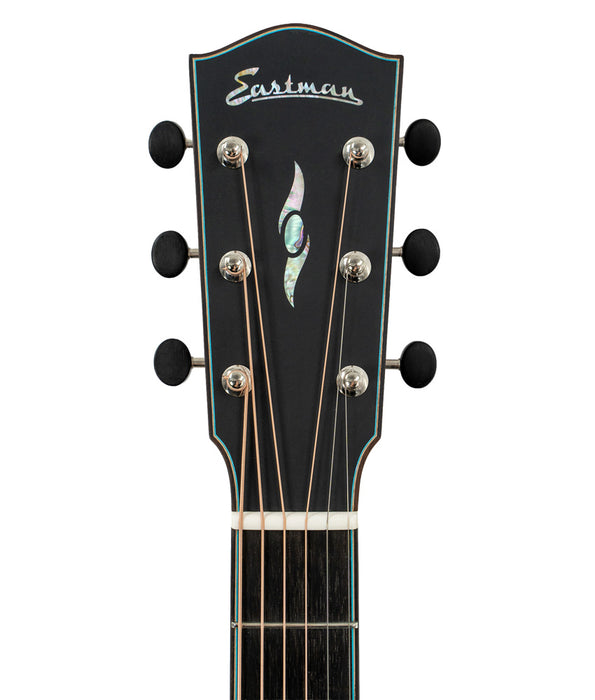 Eastman OM Cutaway Quilted Sapele Acoustic-Electric Guitar | New