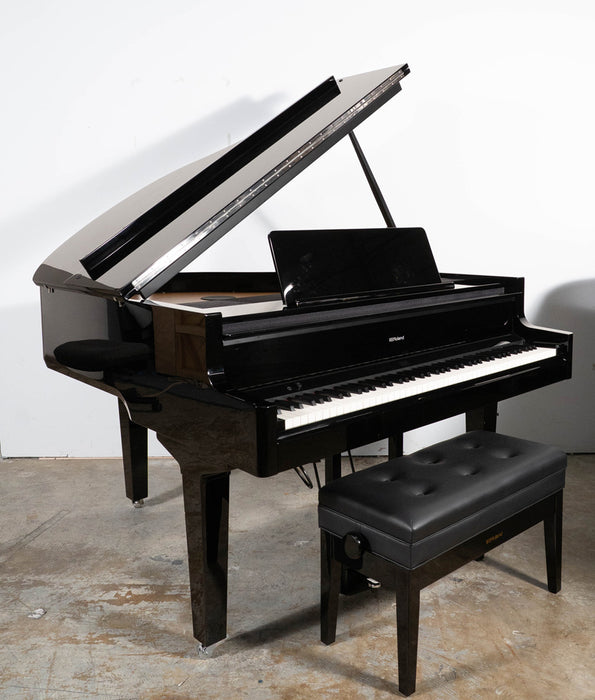 Roland GP-9 Digital Grand Piano | Polished Ebony | Serial No. Z3P0082 | Used