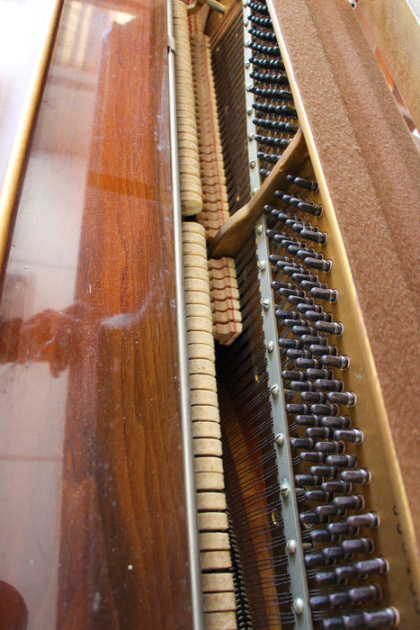 Yamaha Tiger Striped Spinet Piano