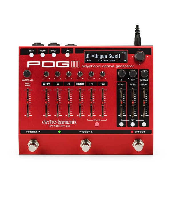Electro-Harmonix POG3 Polyphonic Octave Generator Pedal