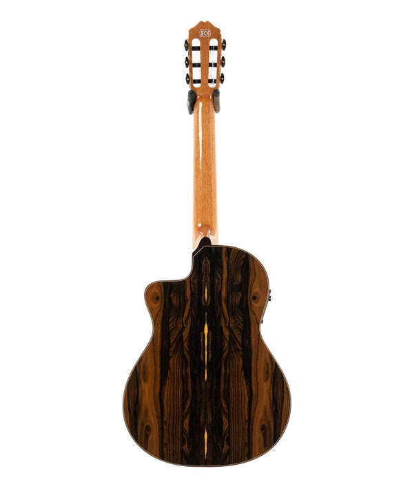 Cordoba 55FCE Negra Thinbody Nylon String Guitar - Ziricote