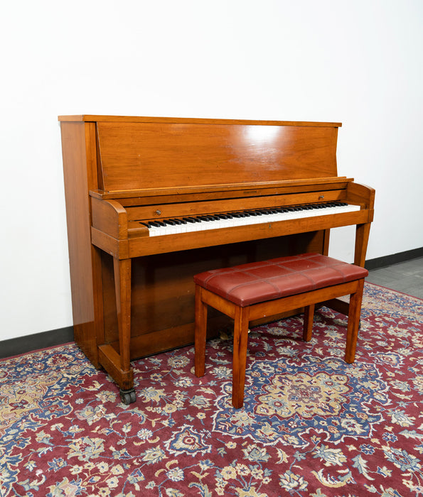 Baldwin Acrosonic Upright Piano | Satin Walnut | SN: 213858 | Used