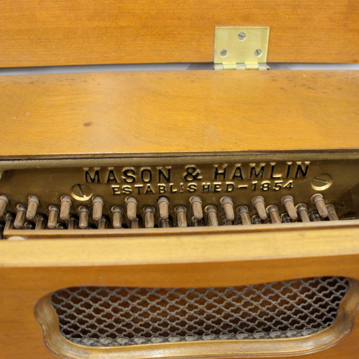 1958 Mason & Hamlin MFP Upright Piano with matching bench