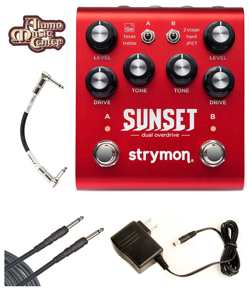 Strymon Sunset Dual Overdrive Pedal Bundlealamomusiccenter.myshopify.comStrymonGuitar Pedals & Effects — Alamo Music Center