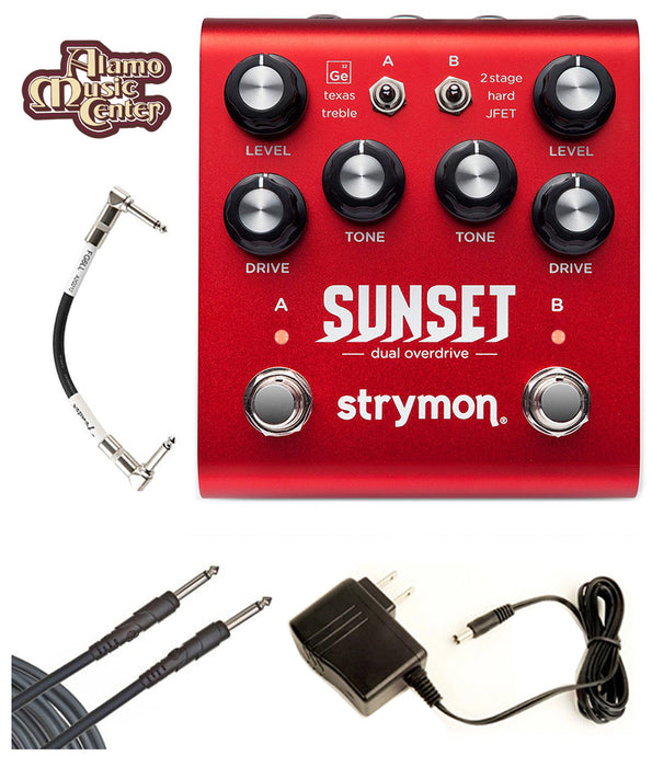 strymon sunset dual overdrive pedal Strymon Sunset Dual Overdrive Pedal Bundlealamomusiccenter.myshopify.comStrymonGuitar Pedals & Effects — Alamo Music Center