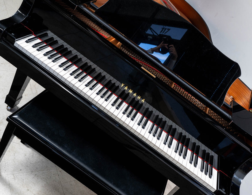 2009 Yamaha C5 Grand Piano | Polished Ebony | 6'7" | Serial No. 6083829 | Used