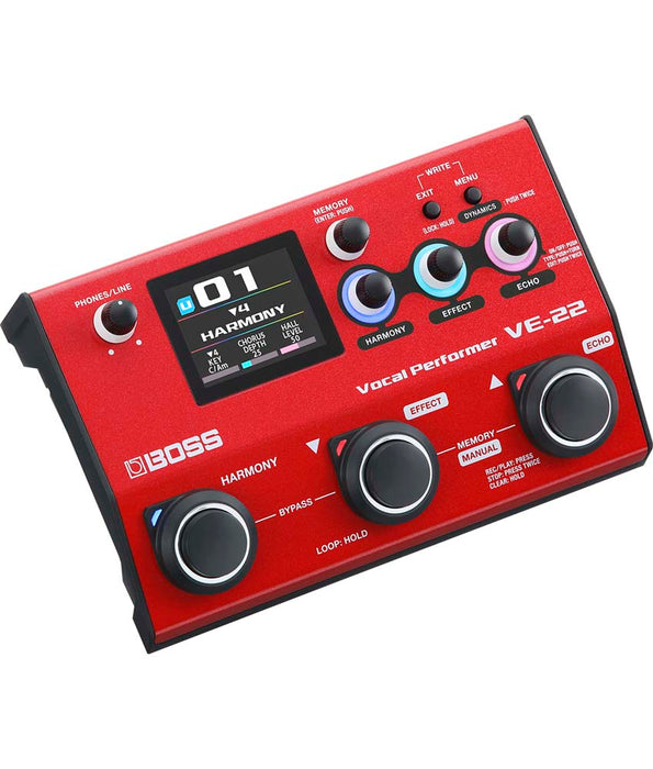 Boss VE-22 Vocal Effects and Looper Pedal
