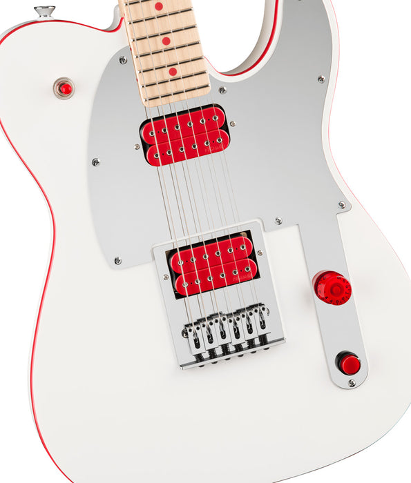 Fender John 5 Ghost Telecaster Electric Guitar - Arctic White | New