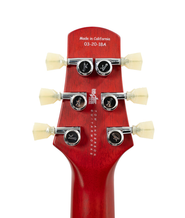 2018 Tom Anderson Bobcat Electric Guitar - Flame Maple Red Burst | Used