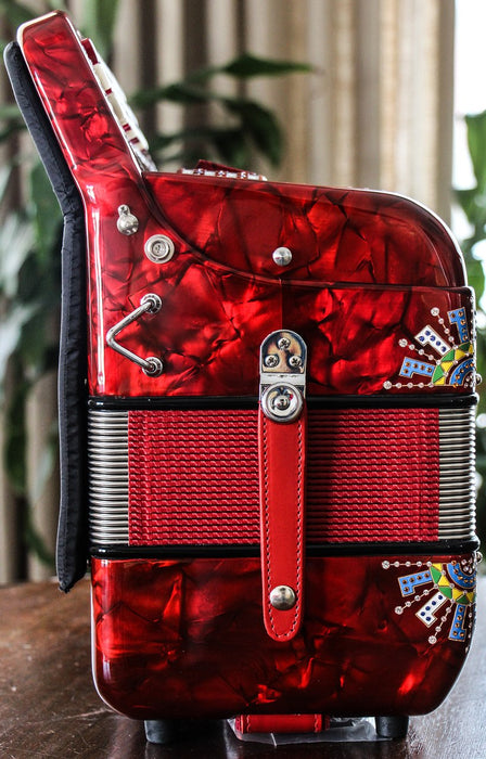 Hohner Anacleto Rey Del Norte Pearl Red
