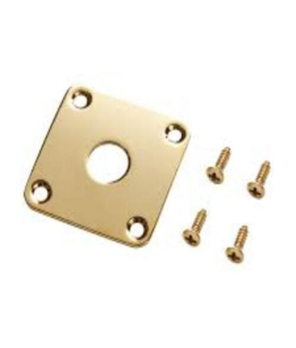 Gibson Metal Jack Plate - Gold