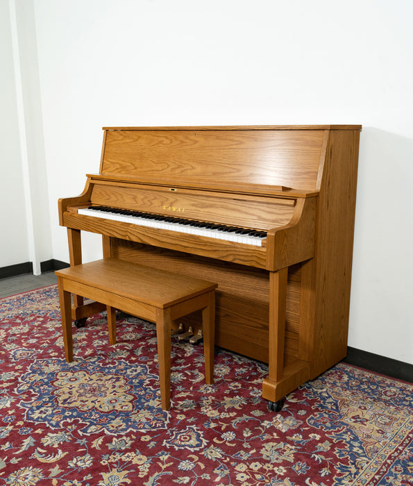 Kawai 46" ST-1 Upright Piano | Satin Oak | SN: F163681 | Used