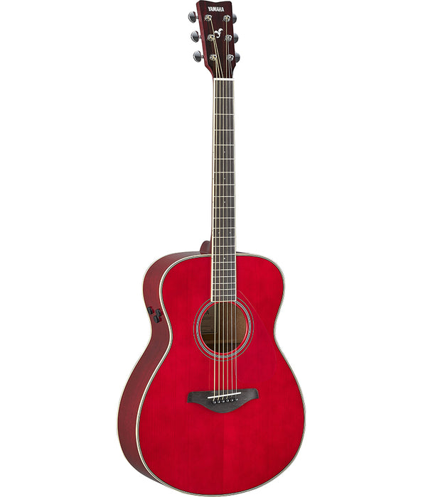 Yamaha FS-TA TransAcoustic Guitar, Ruby Red | New