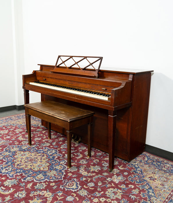 Kimball Classic Upright Piano | Satin Mahogany | SN: 615879 | Used