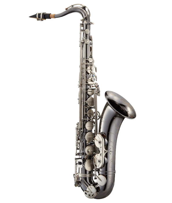 Antigua Winds TS4248 PowerBell Bb Tenor Saxophone - Black Nickel Body, Classic Nickel Keys
