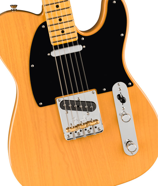 Fender American Professional Telecaster Electric Guitar - Butterscotch Blonde with Maple Fingerboard | New