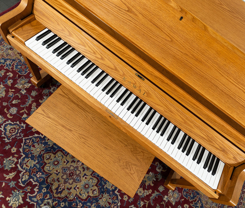 Kawai 46" ST-1 Upright Piano | Satin Oak | SN: F163684 | Used