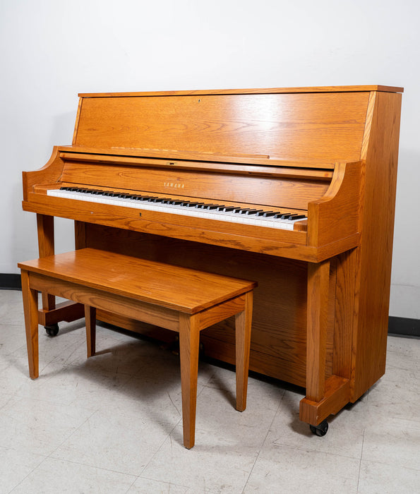1987 Yamaha P22 Upright Piano | Walnut | 45" | Serial No. 289479 | Used