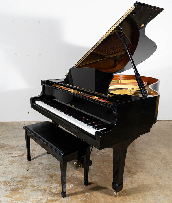 Yamaha C3 Conservatory Grand Piano (1991) | Polished Ebony | Serial No. F 4990927 | Used