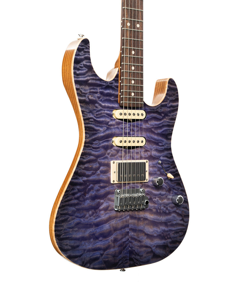 Patrick James Eggle 96 Contour Top Electric Guitar - Viola