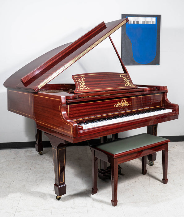 Samick SG-172S Grand Piano in Polished Mahogany | 5'8" | Serial No. AE181 | Used