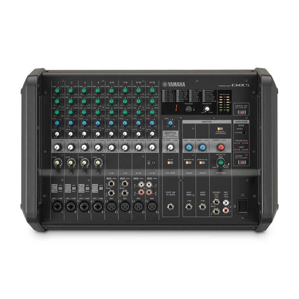 Yamaha EMX5 12-channel 1260W Powered Mixeralamomusiccenter.myshopify ...