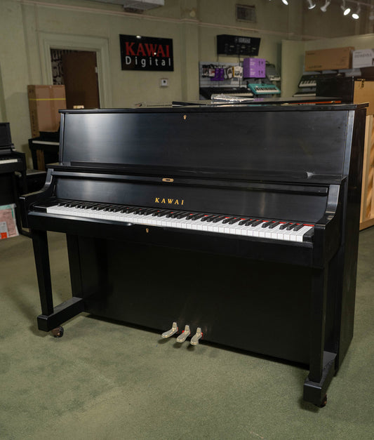 UTSA 2023 Kawai ST-1 Institutional Studio Upright Piano |Satin Ebony| 46"| Serial No. F192990 | Used
