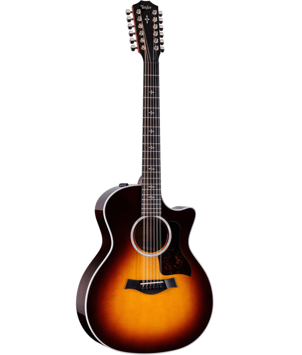 Taylor 454ce 12-String Spruce/Rosewood Acoustic-Electric Guitar - Tobacco Sunburst