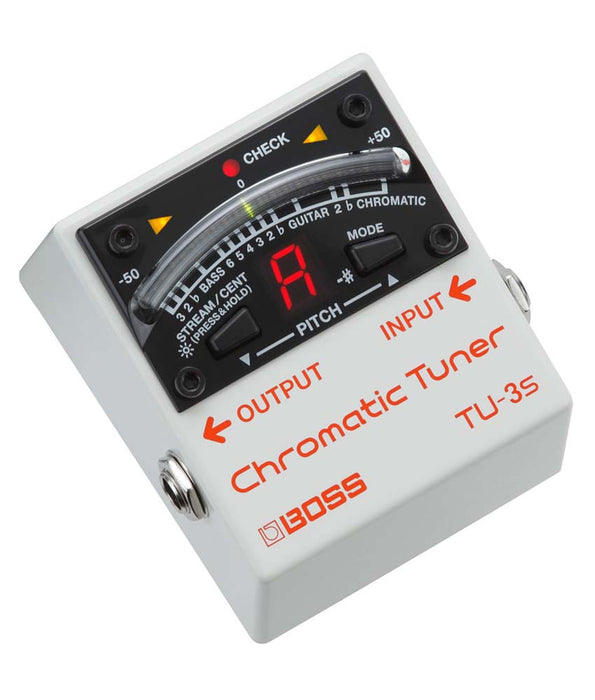 boss guitar tuner pedal Boss TU-3S Chromatic Tuner