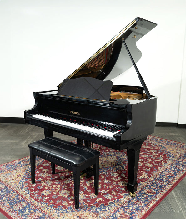 Schumann G-82 Grand Piano | Polished Ebony | SN: 855374 | Used