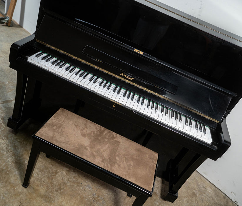 Horugel WG-6 Upright Piano | Polished Ebony | Serial no. T81127 | Used