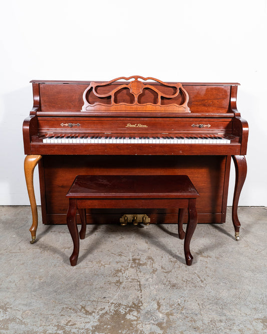 Pearl River UP110 Upright Piano | Mahogany | Serial No. 733417 | Used