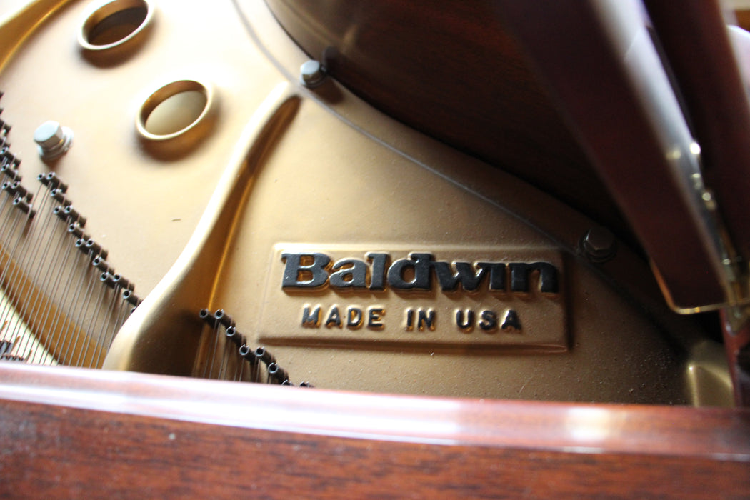 Baldwin M Walnut Baby Grand Piano