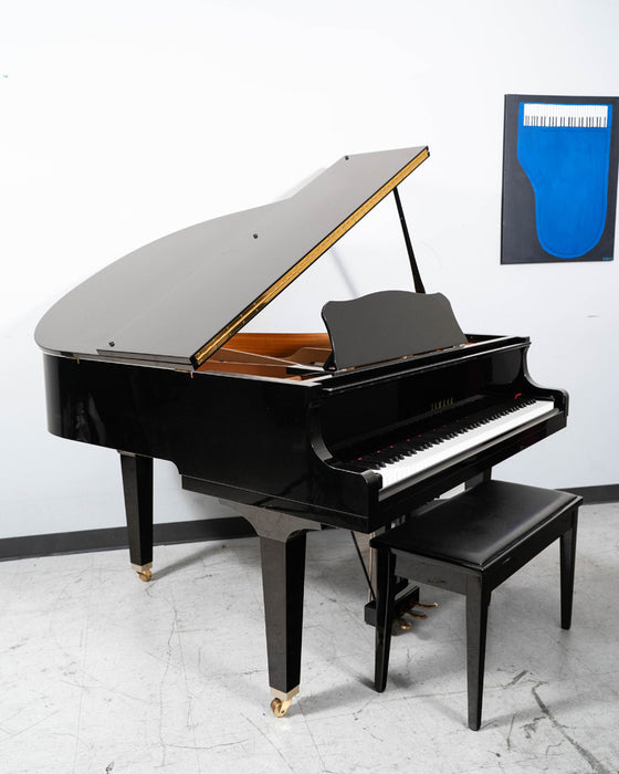Yamaha A1 Grand Piano (1996) with Silent System | Polished Ebony | Used