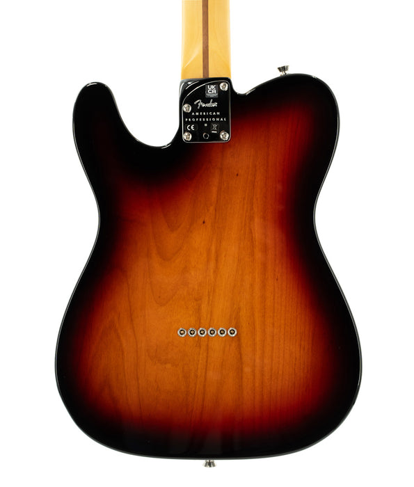 Pre-Owned 2021 Fender American Professional II Telecaster, Rosewood Fingerboard - 3-Color Sunburst