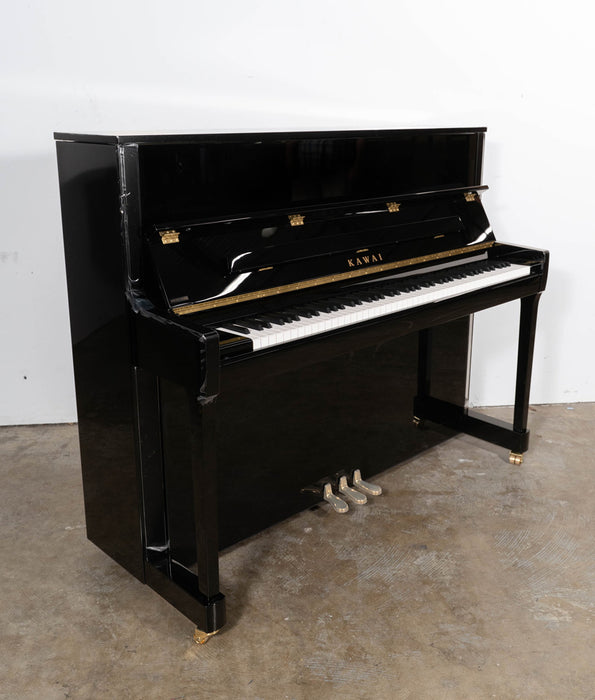 Kawai K-300 Upright Piano (2025) | Polished Ebony | 48” | Serial No. 2802944 | Used