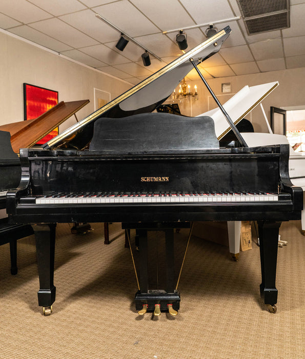 1987 Schumann G82 Grand Piano | Polished Ebony | SN: 8701180 | Used