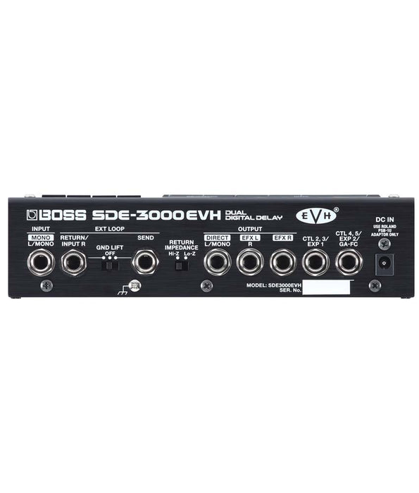 boss dual pedal Boss SDE-3000EVH Dual Digital Delay Guitar Pedal