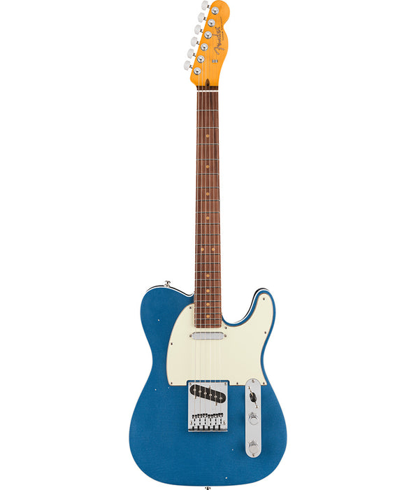 Fender American Ultra Luxe Vintage '60s Custom Telecaster, Rosewood Fingerboard - Lake Placid Blue | New