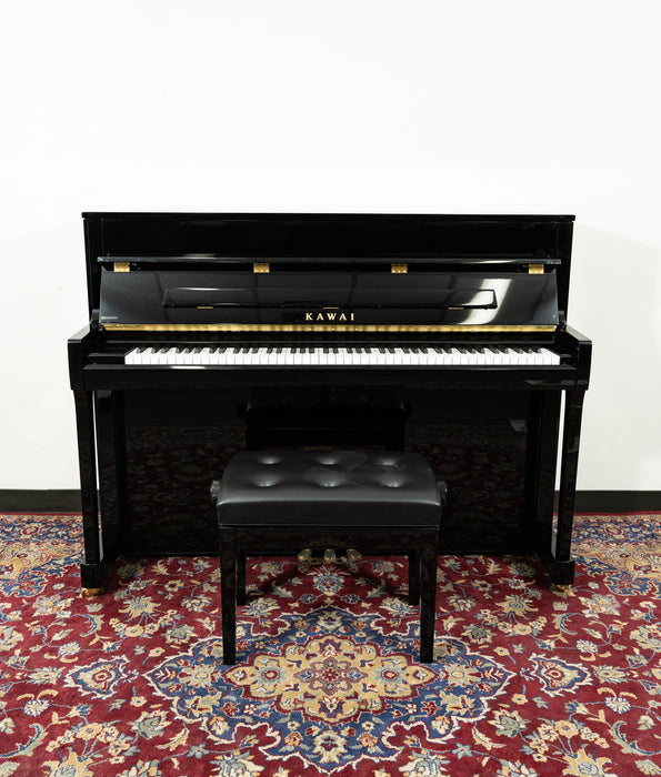 Kawai 45" K-200 Upright Piano | Polished Ebony | SN: F171474 | Used