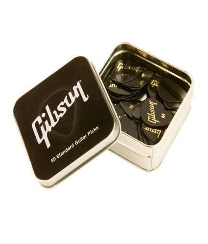 Gibson Guitar Pick Tin 50 Heavy Picks